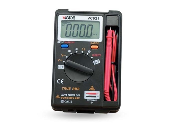 VICTOR VC921 Multimètre numérique portable avec affichage LCD